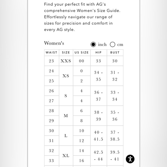 AG Saige Wide Leg Crop Denim Beige US 27 Like New - Picture 11 of 11